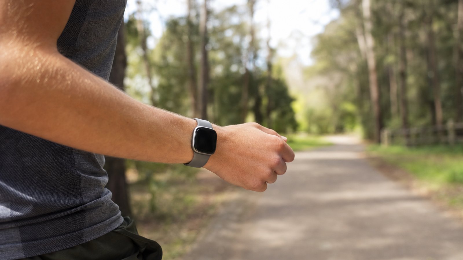 Lifestyle product scene for fitbit sense gps accuracy for running
